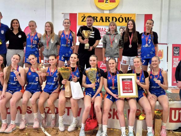 U15: Kadetki MUKS Poznań czwartą siłą w Polsce